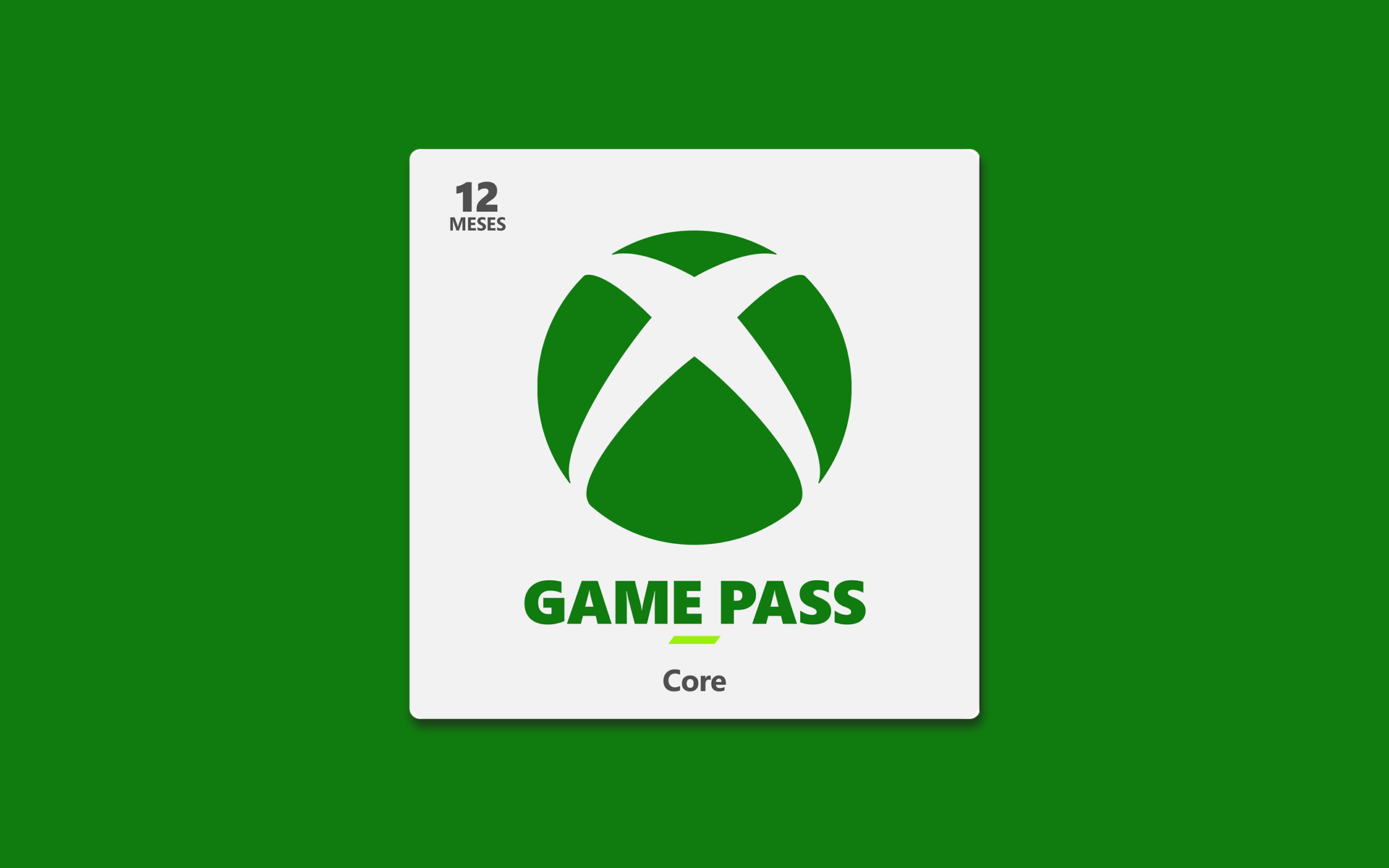 Xbox Game Pass 12 Meses 25 Digitos